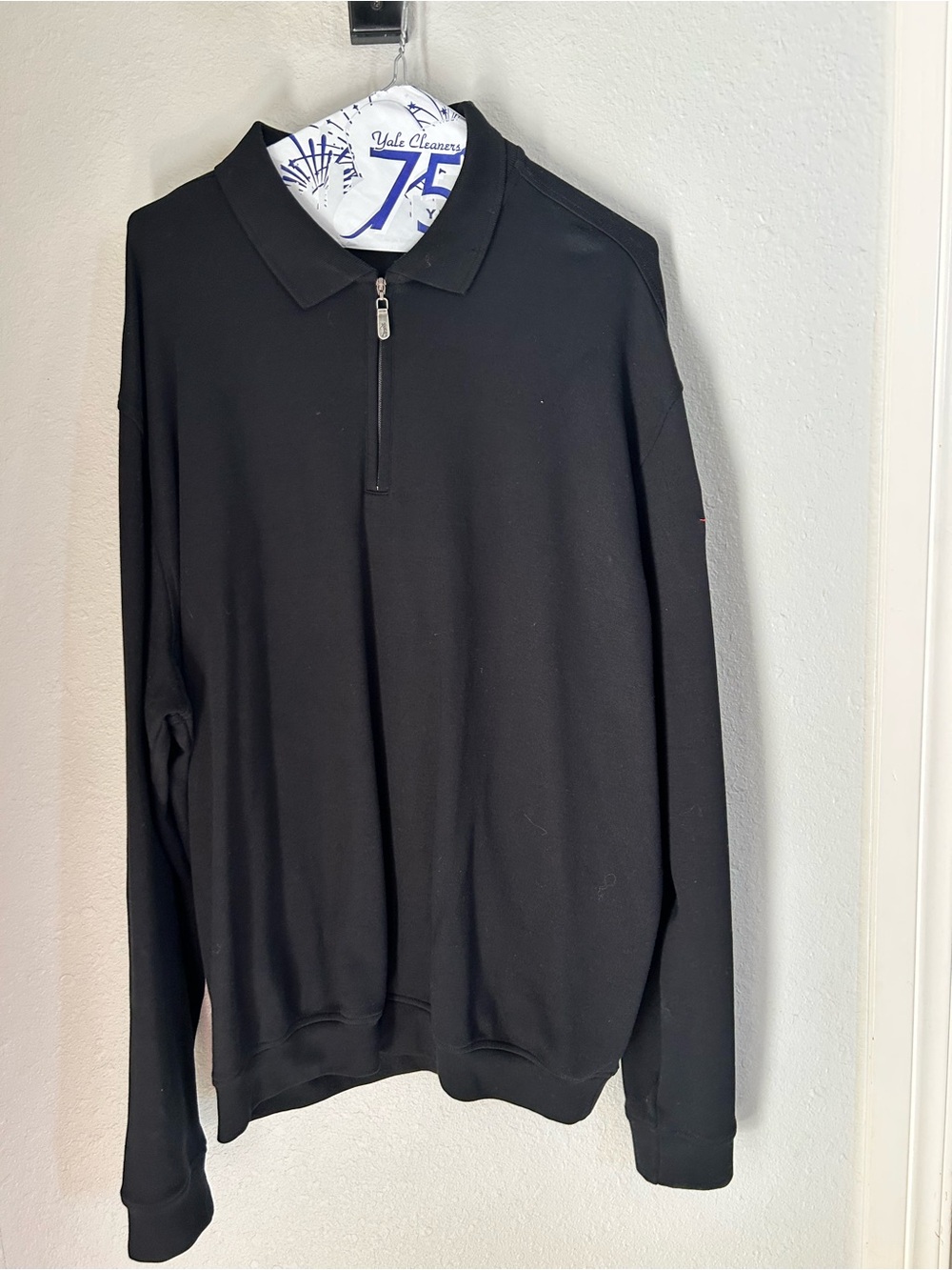 2009 Big 12 Men's Black Half-Zip Collared Sweater